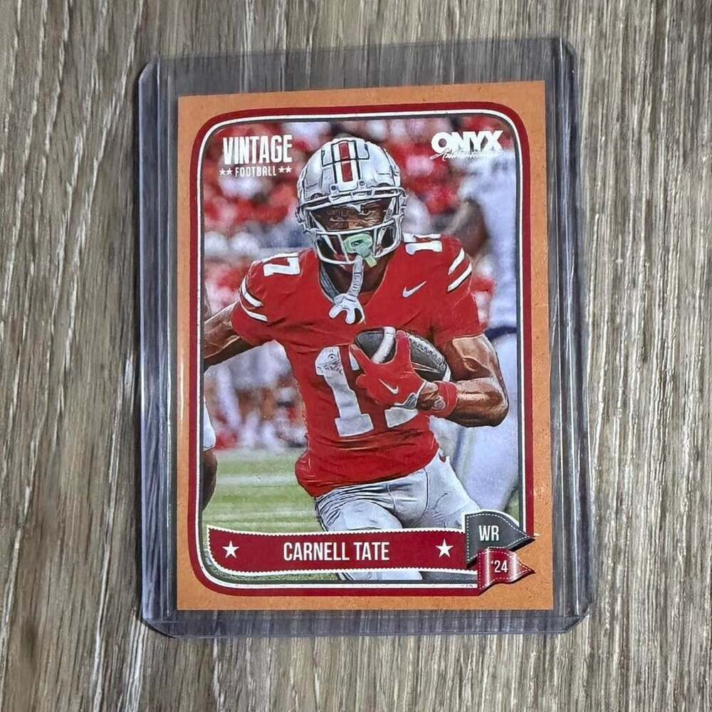 2024 Onyx Vintage Football Carnell Tate Ohio State Card /75
